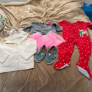 GAP Carter’s Kate Spade Tom’s Lot of 5 Girls Clothing Items 12M